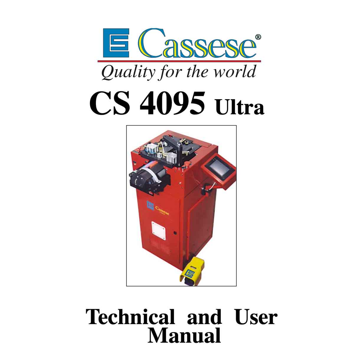 Cassese cs4095 User Manual - Underpinner Spares